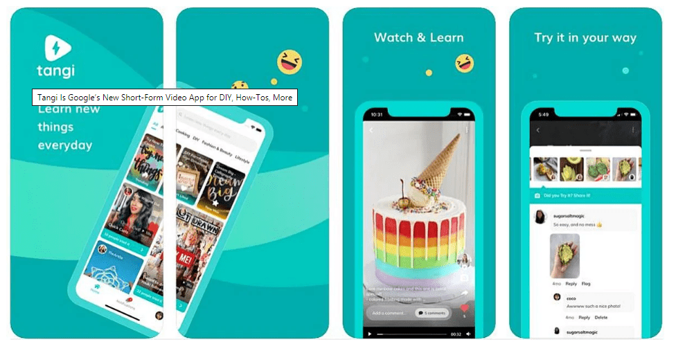 Tangi- Google launches App that teaches you Anything in 60 Secs