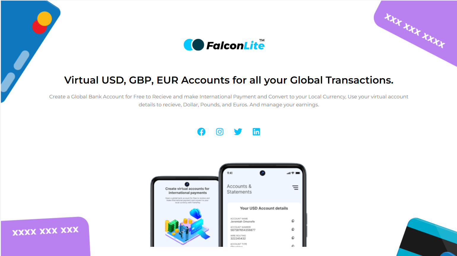 FalconLite - PayPal Alternative