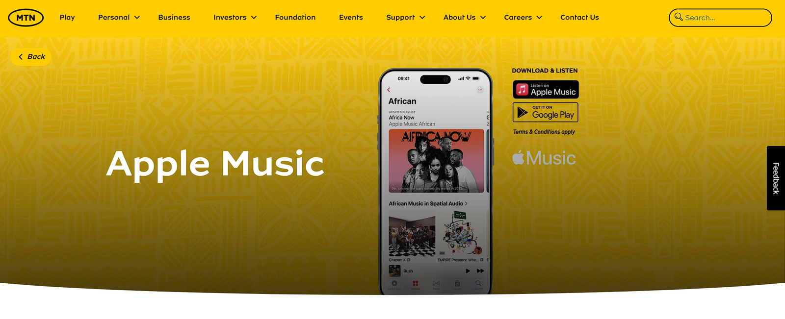 MTN partners with Apple Music