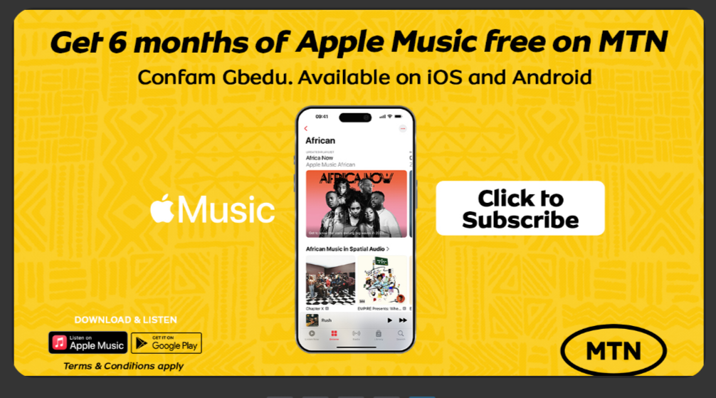 Apple Music on MTN