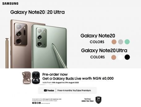 Samsung Galaxy Note 20 Price In Nigeria