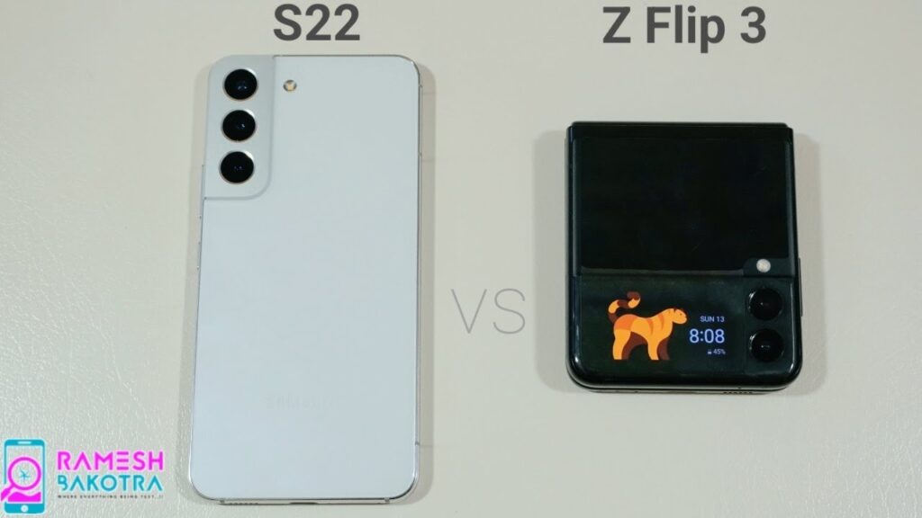 Samsung Galaxy S22 Vs Samsung Galaxy Z Flip 3