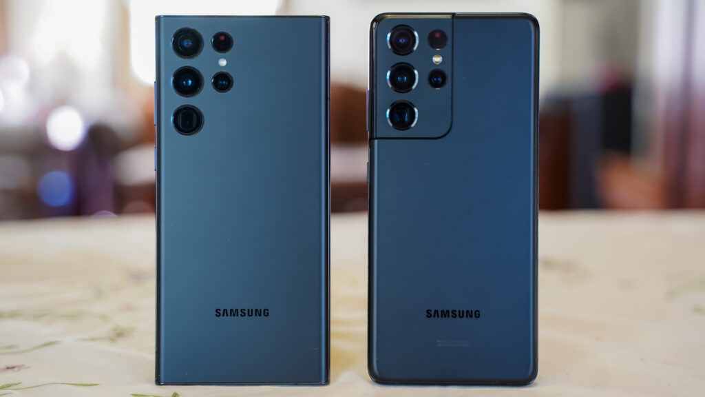 Samsung Galaxy S22 Ultra Vs Samsung Galaxy S21 Ultra